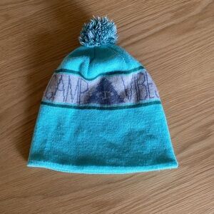 Vintage Poler teal and grey beenie